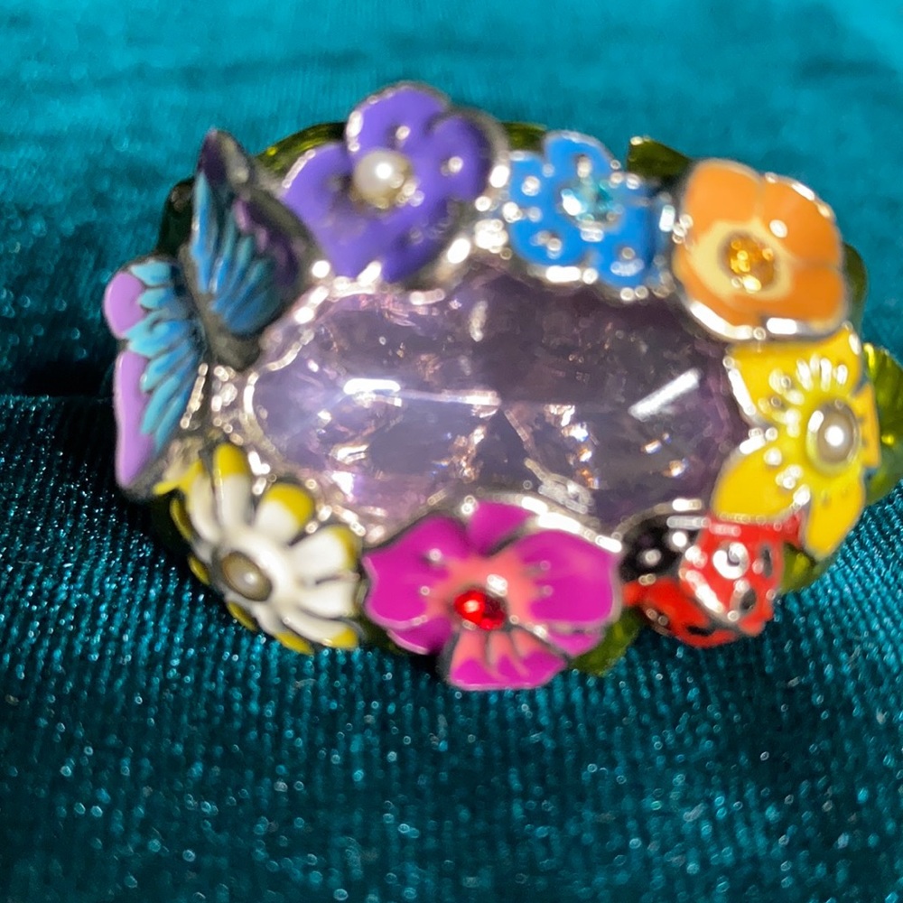 Avon Double finger flower ring